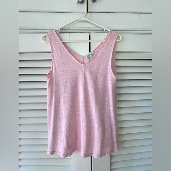 Sundance v-neck sleeveless cotton tank top. - Picture 1 of 4